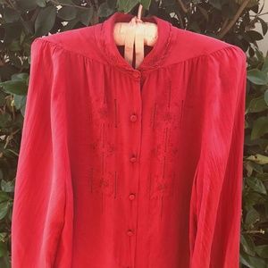 Vintage silk blouse